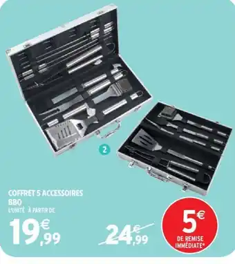 Intermarché Coffret 5 accessoires BBQ offre