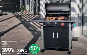 Intermarché Barbecue 3 feux chicago 3 R turbo enders offre