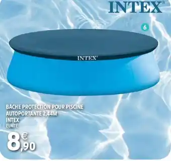 Intermarché Bâche protection pour piscine autoportante 2,44M INTEX offre