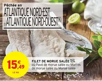 Filet de morue salée