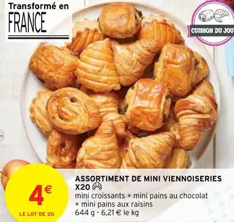 Intermarché Assortiment de mini viennoiseries X20 offre