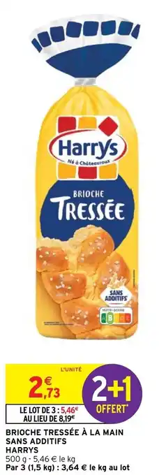 Brioche tressée à la main sans additifs HARRY'S