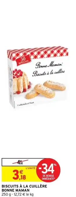 Intermarché Biscuits à la cuillère BONNE MAMAN offre