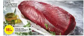 Intermarché Hyper Longe De Thon Albacore Décongelé Pour Sashimi offre