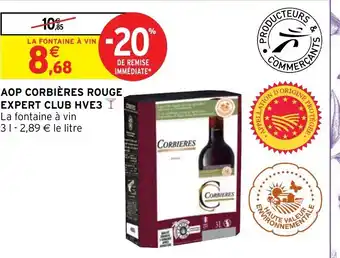Aop Corbiéres Rouge Expert Club HVE3
