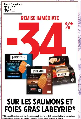 Sur Les Saumons Et Foies Gras Labeyrie
