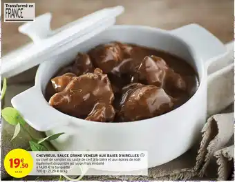 Chevreuil Sauce Grand Veneur Aux Baies D'Airelles