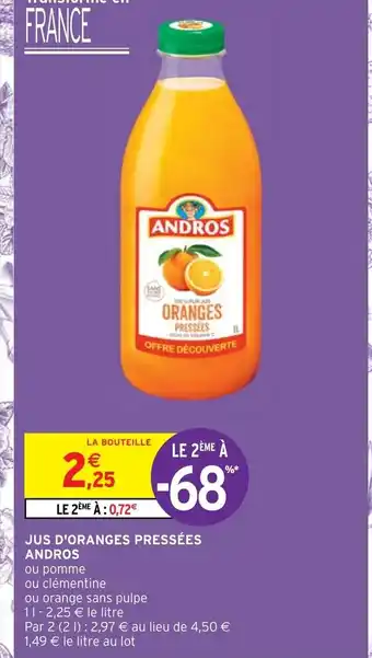 Jus D'Oranges Pressées Andros