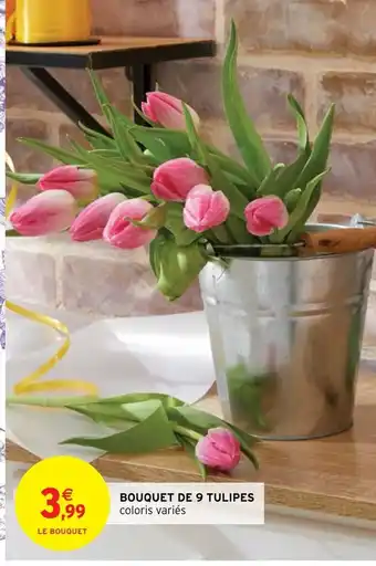 Bouquet De 9 Tulipes