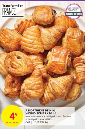 Intermarché Hyper Assortiment de Mini Viennoiseries X20 offre