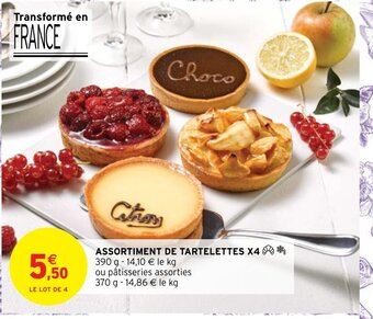 Intermarché Hyper Assortiment De Tartelettes X4 offre