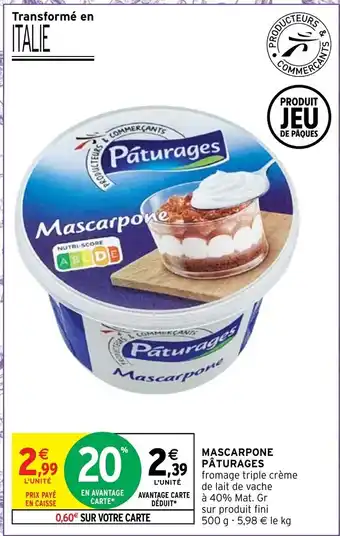 Mascarpone PĂąturages