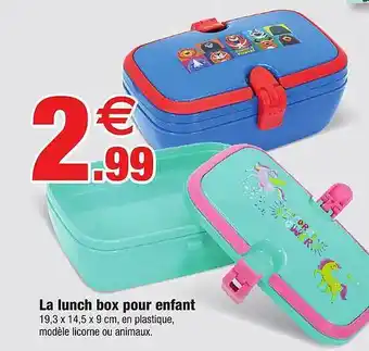 La Lunch Box Pour Enfant