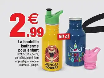 La Bouteille Isotherme Pour Enfant