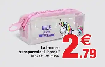Bazarland La Trousse Transparente offre