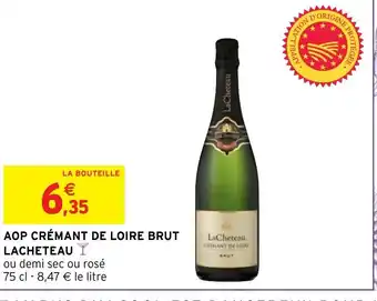 Aop Crémant de Loire Brut Lacheteau