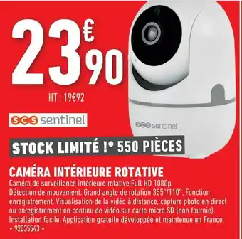 Caméra Intérieure Rotative Scs Sentinel