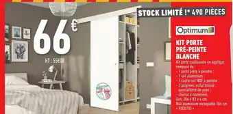 Brico Cash Kit Porte Pré-peinte Blanche offre