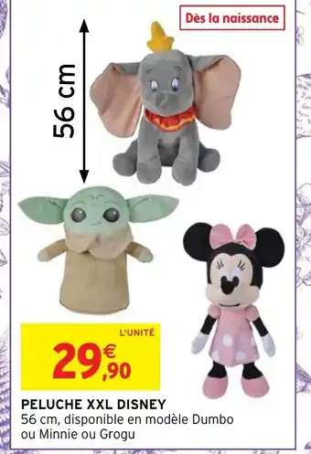 Intermarché Hyper Peluche XXL Disney offre