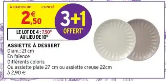 Assiette à Dessert