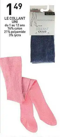 Stokomani Collant Uni offre