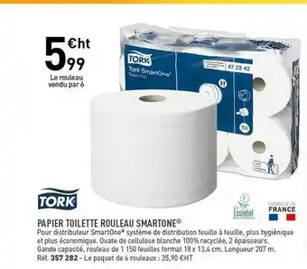 Hyperburo Papier Toilette Rouleau Smartone Tork offre