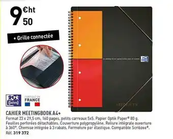 Hyperburo Cahier Meetingbook A4+ offre