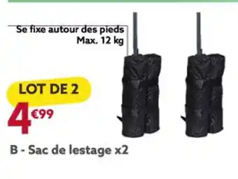Gifi Sac de lestage x2 offre