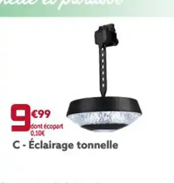 Eclairage tonnelle