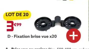 Gifi Fixation bris vue x20 offre
