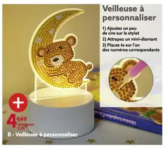 Veilleuse a personnaliser