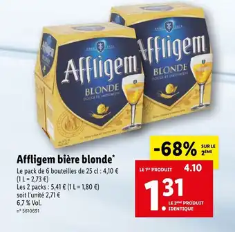 Affligem biĂšre blonde