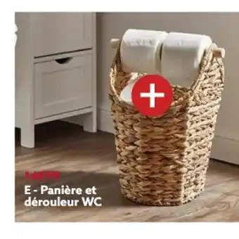 Gifi Paniere et derouleur WC offre