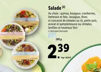 Lidl Salade offre