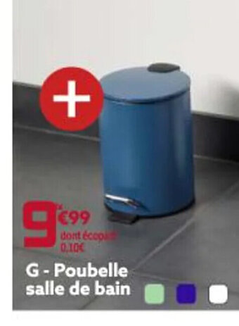 Poubelle salle de bain