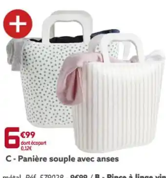 Gifi Panier souple avec anses offre