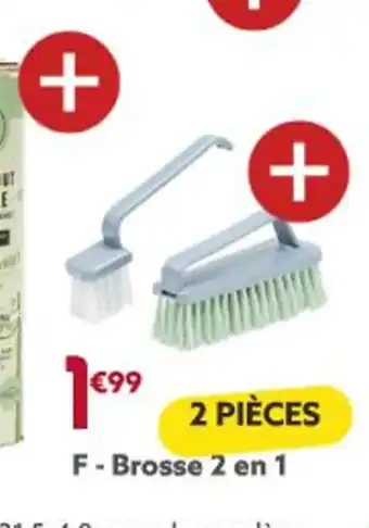 Brosse 2 en 1