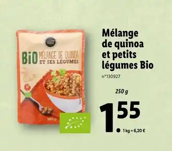 Lidl Mélange de quinoa et petits légumes bio offre