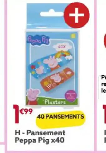 Pansement peppa pig x40
