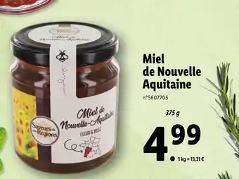 Lidl Miel de nouvelle aquitaine offre
