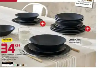 Gifi Service vaisselle 18 pieces offre