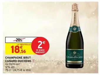 Intermarché Hyper Champagne Brut Canard-duchêne offre