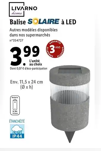 Lidl Balise offre
