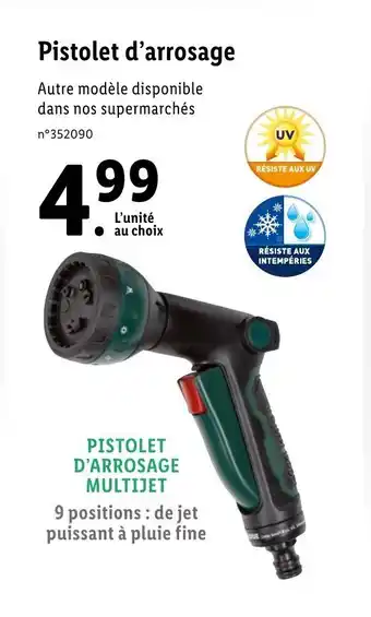 Pistolet d'arrosage