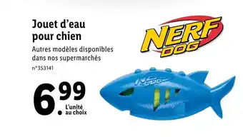 Lidl Jouet d'eau pour chien offre