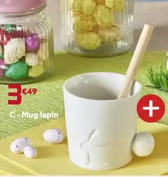Gifi Mug lapin offre
