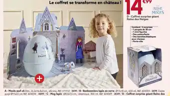Gifi Coffret surprise geant reine des neiges offre