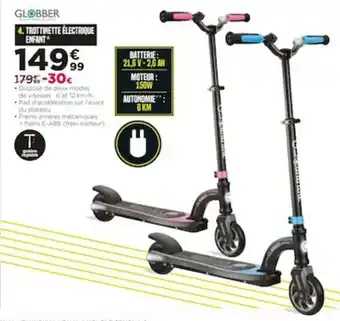 Go Sport Trottinette électrique enfant offre