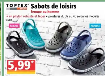 Norma Sabots de loisirs offre
