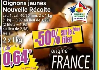 Norma Oignons jaunes Nouvelle Récolte offre